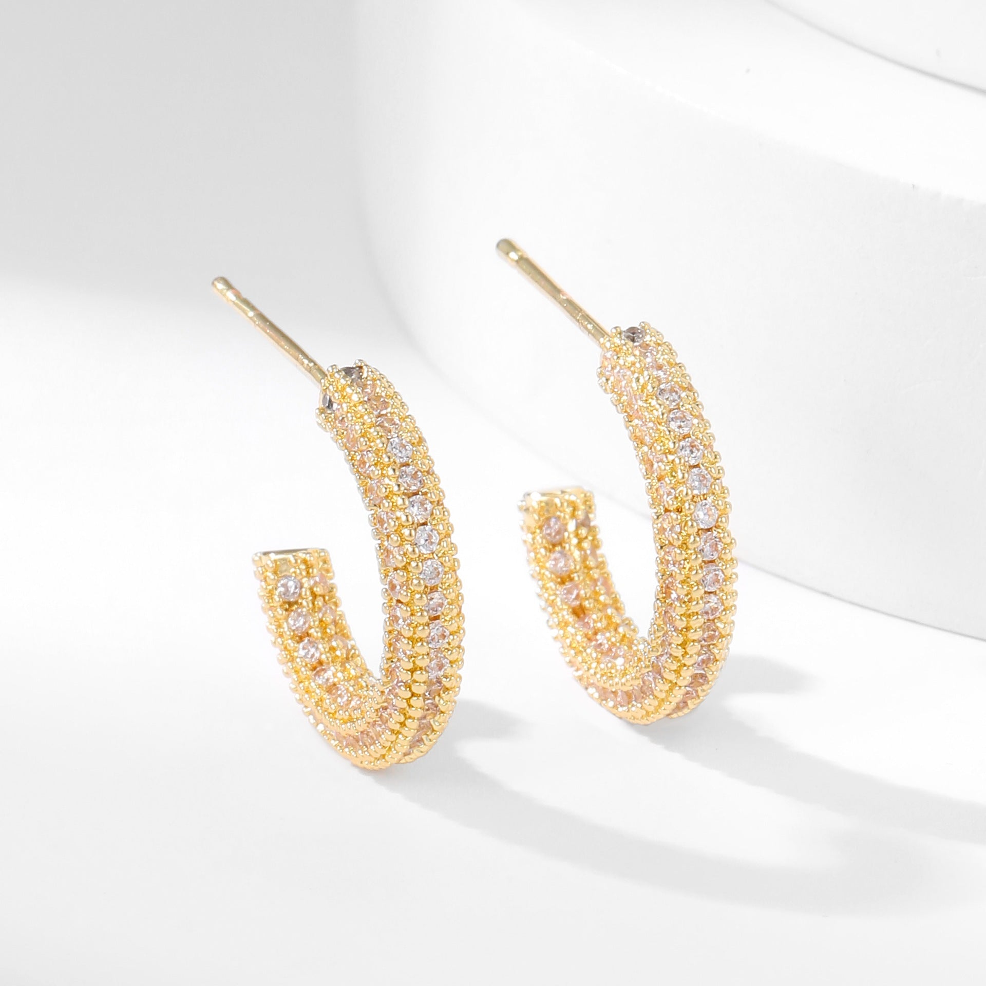 Zirkonia Ohrringe – Geometrisches Design | Solea Jewelry