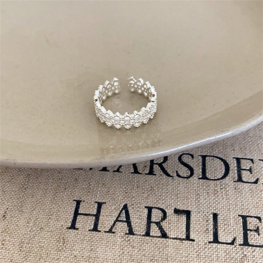 Sculpted Silver Finger Ring — Niche Aesthetic Luxury | Solea Jewelry