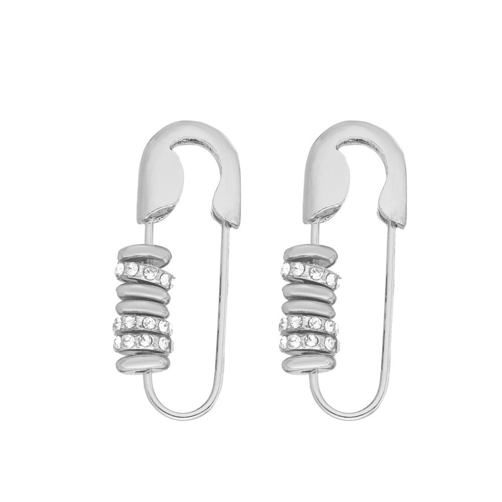 Kreis-Ohrstecker mit Diamant-Optik – Personalisiertes Design | Solea Jewelry