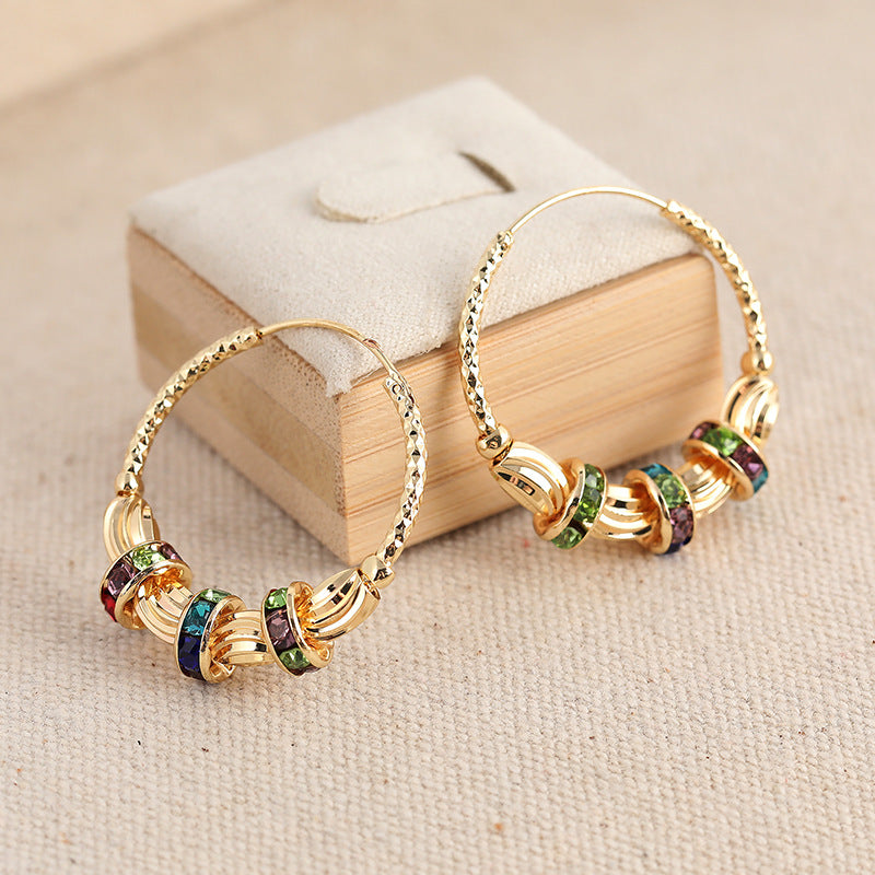 Classic Crystal Stud Earrings: Timeless Elegance