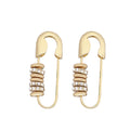 Kreis-Ohrstecker mit Diamant-Optik – Personalisiertes Design | Solea Jewelry