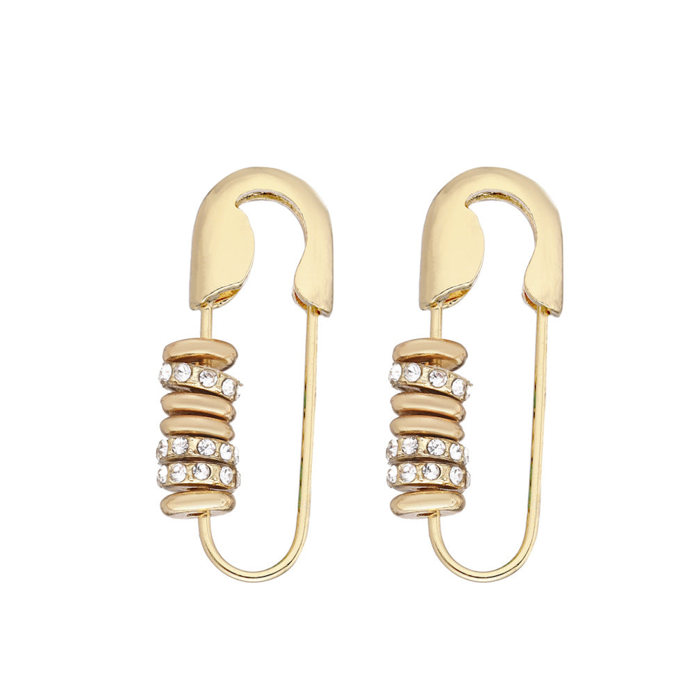 Kreis-Ohrstecker mit Diamant-Optik – Personalisiertes Design | Solea Jewelry