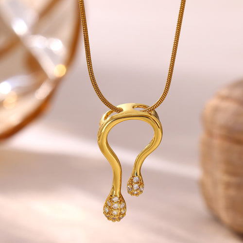 Fairy Clavicle Necklace — Delicate U-Shape | Solea Jewelry