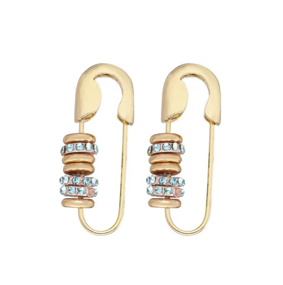 Kreis-Ohrstecker mit Diamant-Optik – Personalisiertes Design | Solea Jewelry