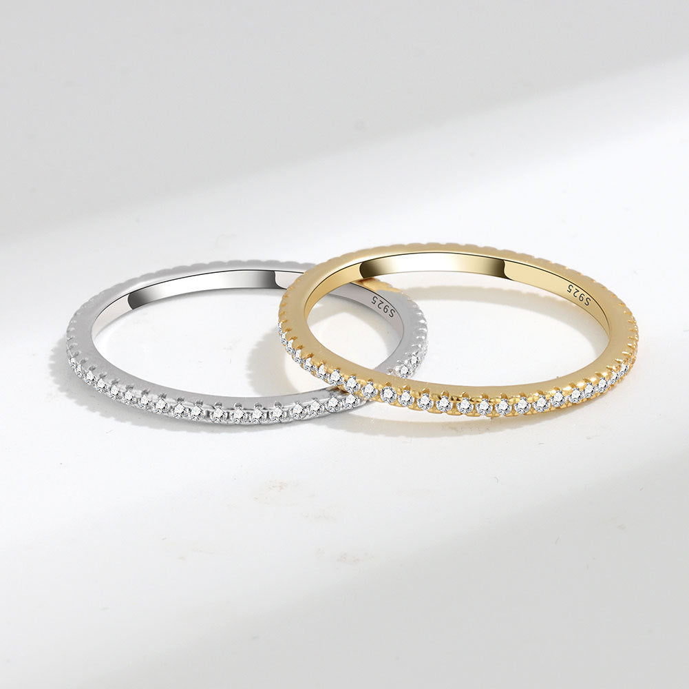 Eternity Ring S925 Sterling Silber mit Zirkonia | Soléa Jewelry