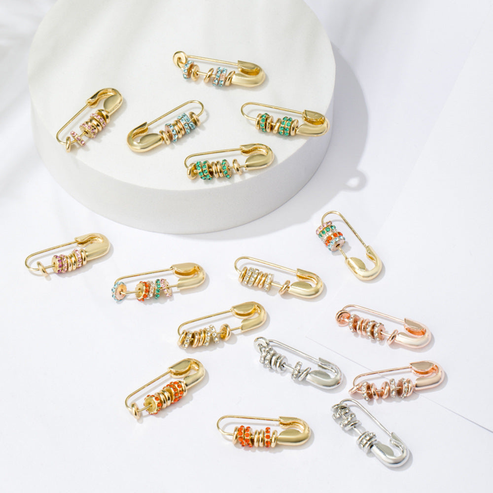 Kreis-Ohrstecker mit Diamant-Optik – Personalisiertes Design | Solea Jewelry