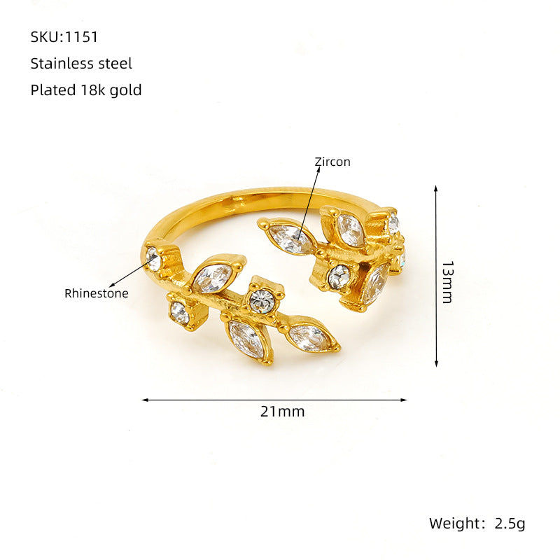 Horseshoe Open Ring — Adjustable Lucky Charm | Solea Jewelry