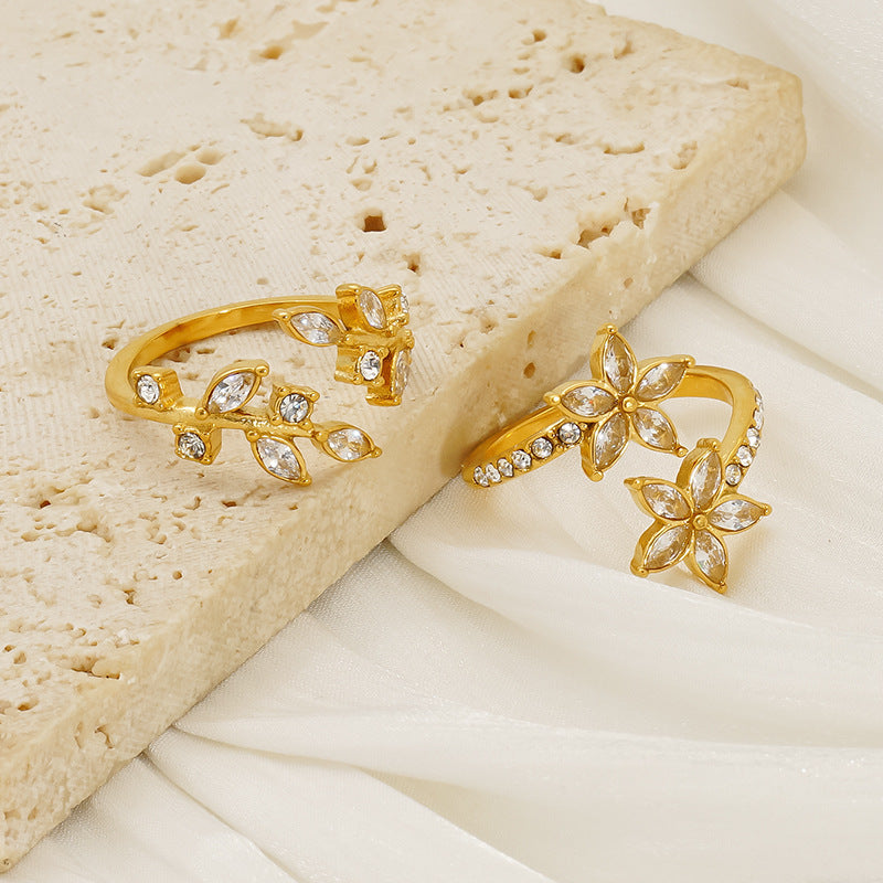 Horseshoe Open Ring — Adjustable Lucky Charm | Solea Jewelry