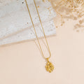Rhinestone Fruit Pendant Necklace — Playful Luxury | Solea Jewelry