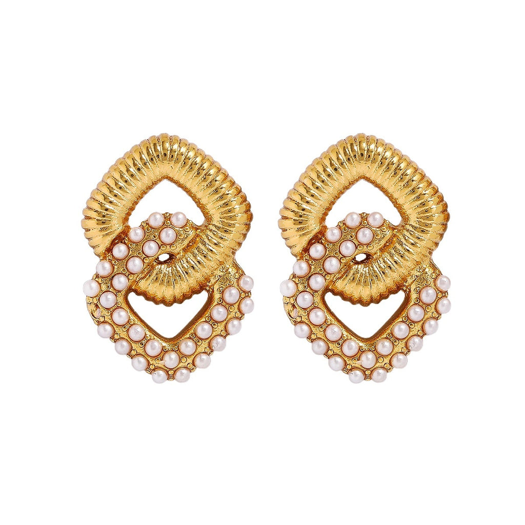 Diamond Drop Earrings — Titanium Steel Luxury | Solea Jewelry
