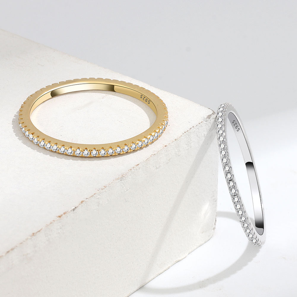 Eternity Ring S925 Sterling Silber mit Zirkonia | Soléa Jewelry