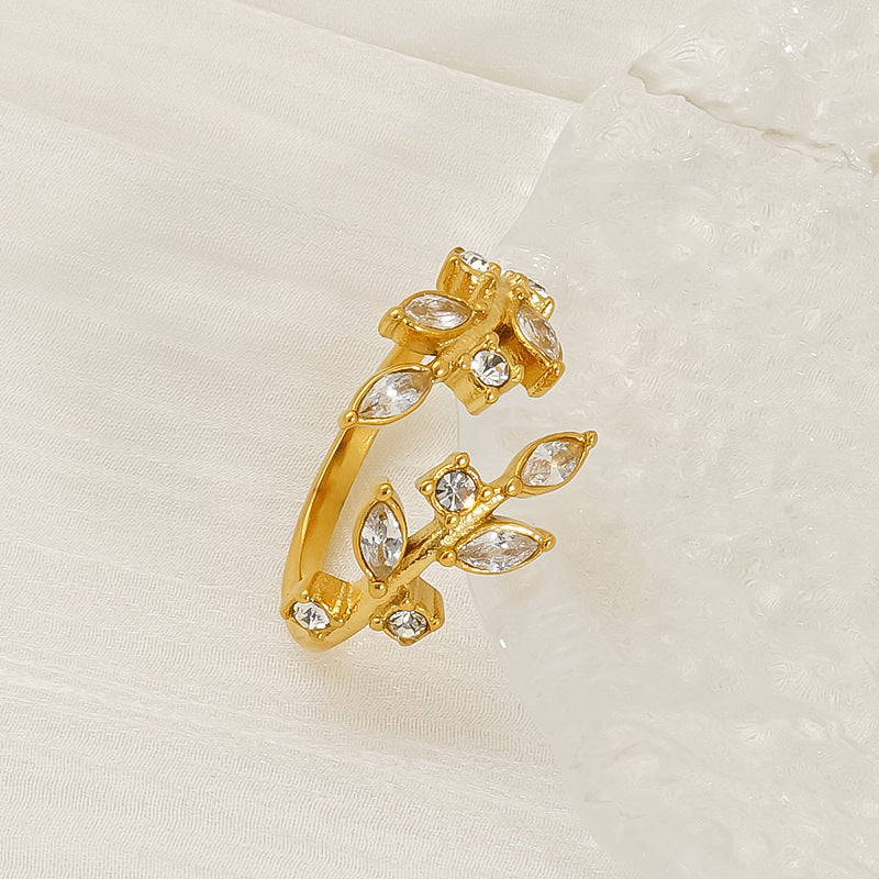 Horseshoe Open Ring — Adjustable Lucky Charm | Solea Jewelry