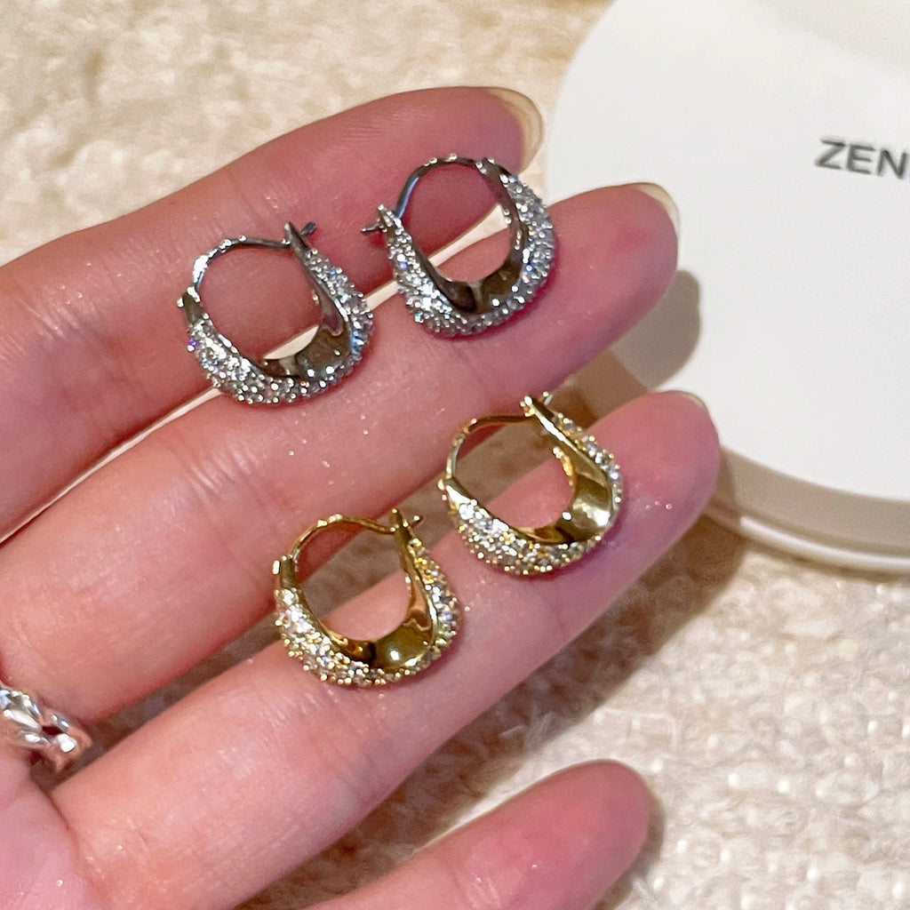 925 Silber Zirkonia Ohrringe – Premium-Qualität | Solea Jewelry